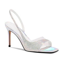 Ladies summer  wholesale  new arrival open toe  women's sandals heels  latest design shoes